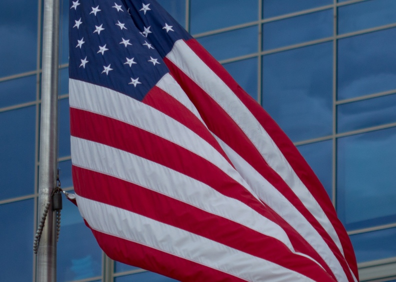 American flag honor september 11